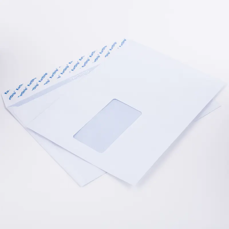 Briefumschlag mit Fenster weiß DIN C5 162x229mm 80g/m² haftklebend (1449E)