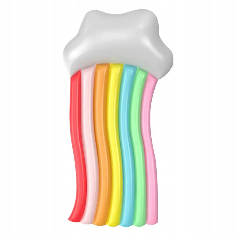Bunter Luftmatratze „Regenbogen“ zum Schwimmen