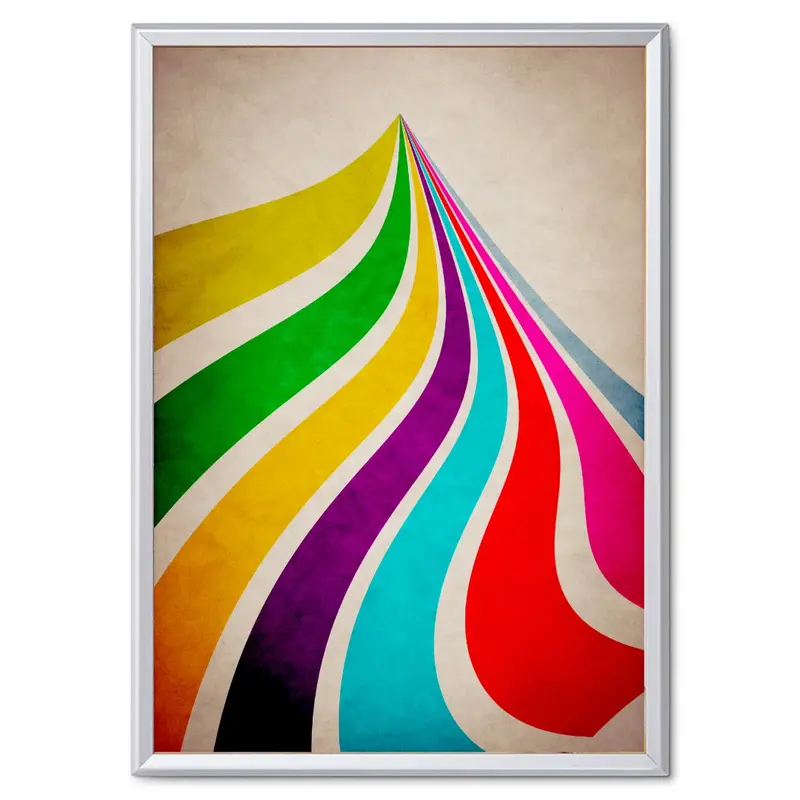 Cadre mural à clapets aluminium éloxé — A4 à A0