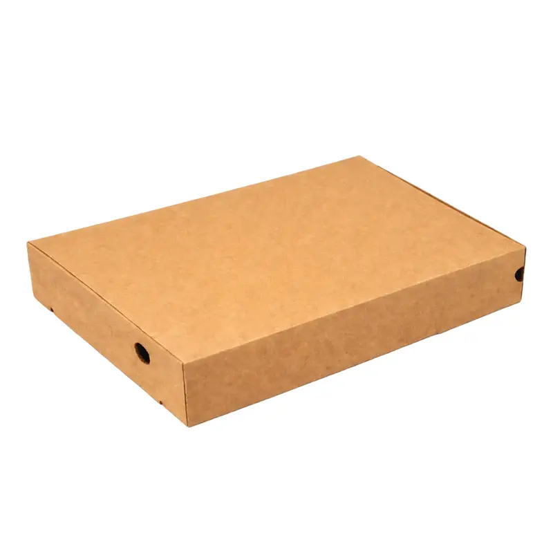 Calzonebox Unbedruckt Kraft | 30x16x10 cm Braun | 5.600 Stück (Palette)