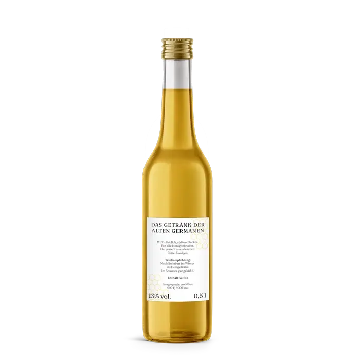 Charmanter Charly – Rechteckiges Rückenetikett 60x80mm für 500ml Met