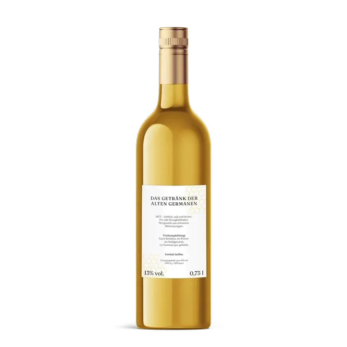 Charmanter Charly – Rechteckiges Rückenetikett 70x100mm für 750ml Met