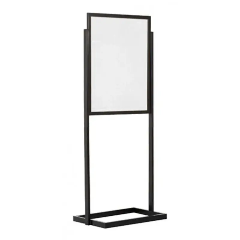 Chevalet publicitaire double face noir – Formats A1 et B2
