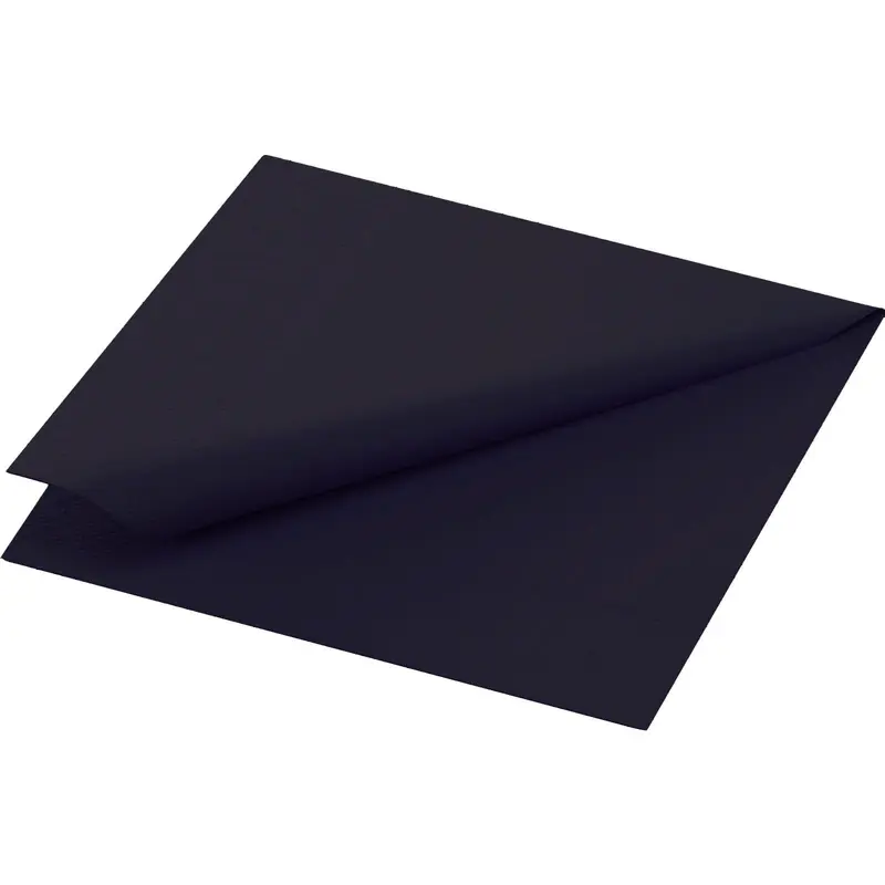 Cocktail-Servietten, Harmony, 24x24cm, 2-lagig, 1/4-Falz, schwarz, VPE