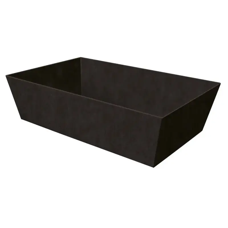 Corbeille de présentation carton | Kraft brun ou noir | 3 formats