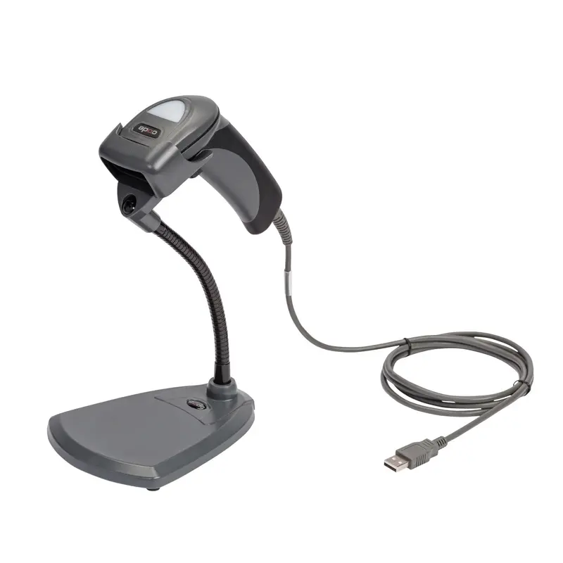 CR1500 kabelgebundenes Hand-Barcode-Lesegerät mit Ständer - 1D, 2D, QR-Code