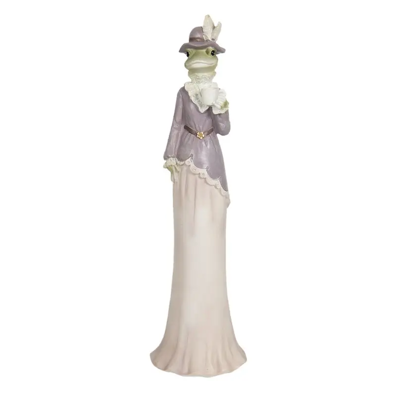 Dekofigur Frau Frosch Eleganz