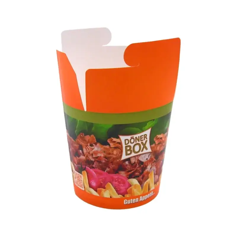 Dönerboxen/Snackboxen, Hartpapier, Neutraldruck