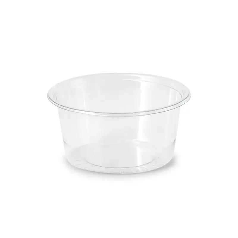 Dressingbecher rPET – Ø75 mm/100 ml, klar, 1.000 Stk.