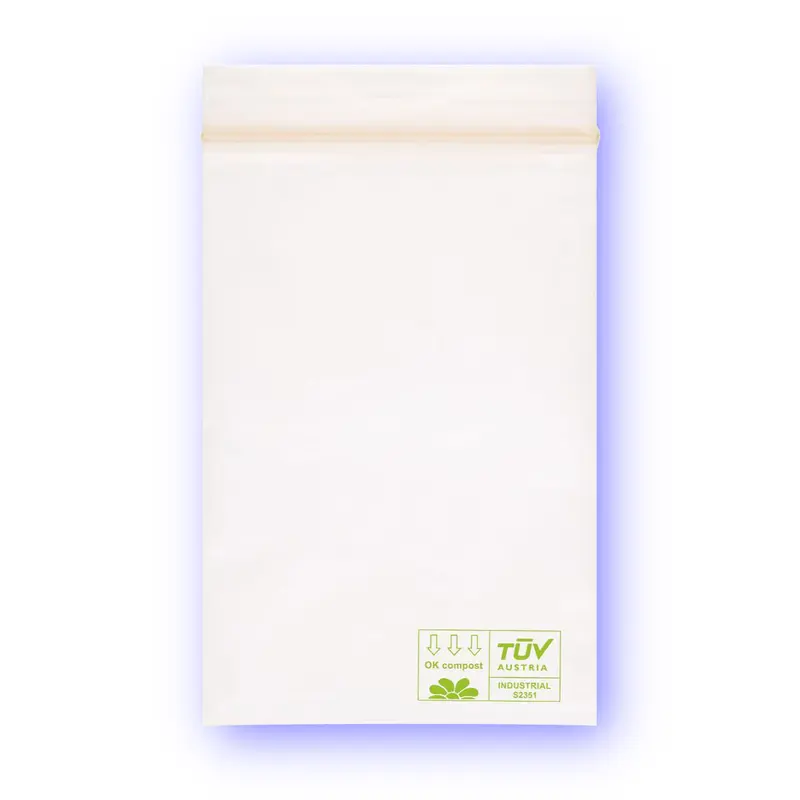 Druckverschlussbeutel PLA - biologisch abbaubar