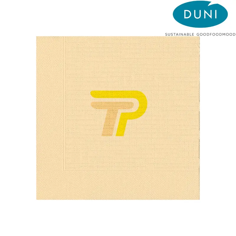 DUNI Zelltuchservietten 40cm x 40cm Klassik - cream