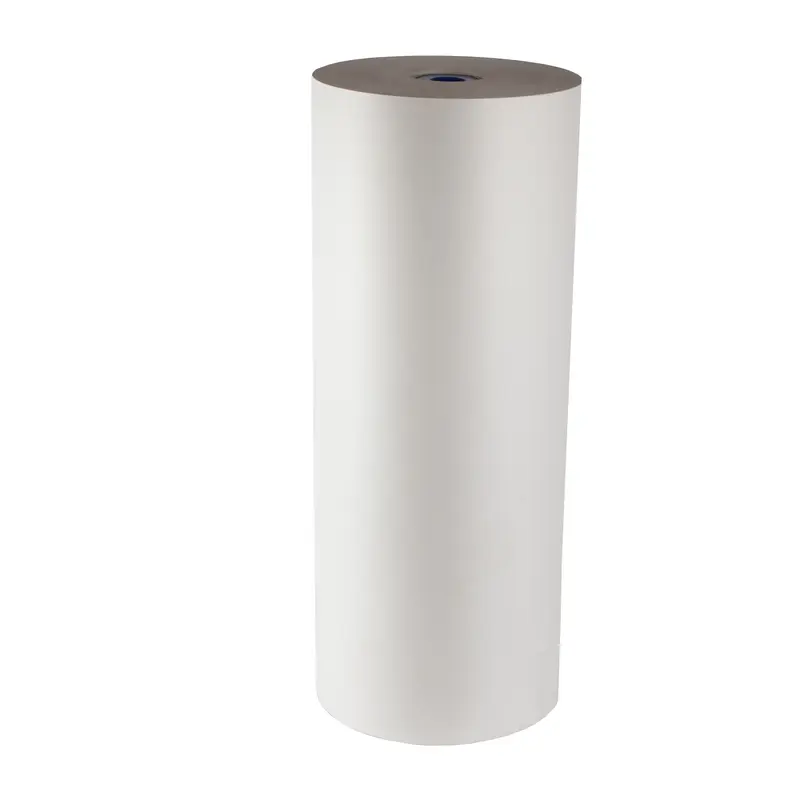 Einschlagpapier aus Kraftpapier – weiß, 50 cm breit, 10 kg je Rolle