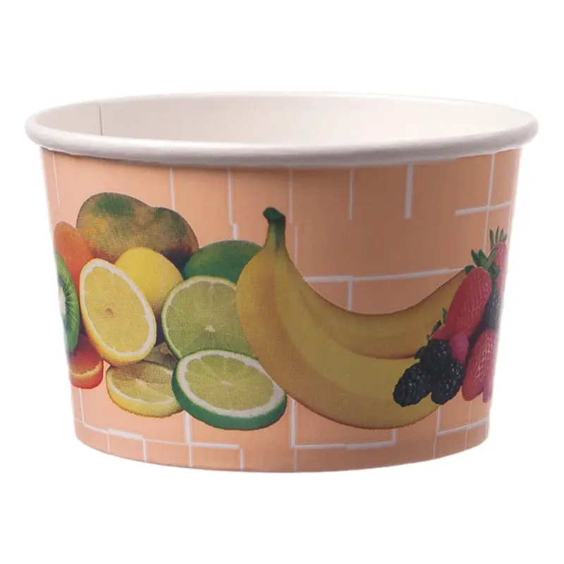 Eisbecher To Go "Früchte", Pappe