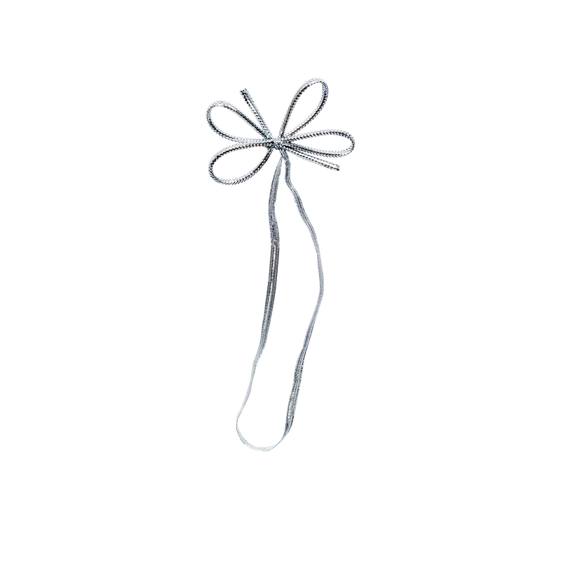 Elastische Kordel silber