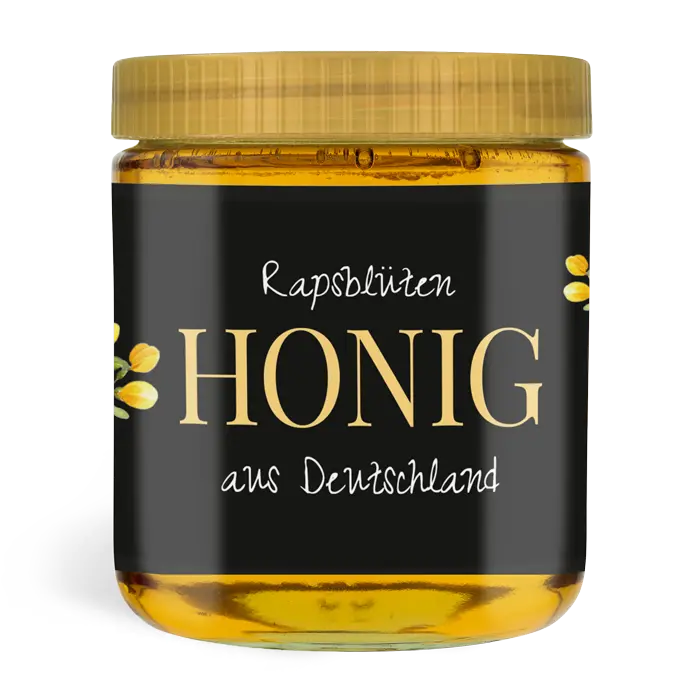 Elegante Elena – Rechteckiges Etikett 500g (Kunststoffdeckel)