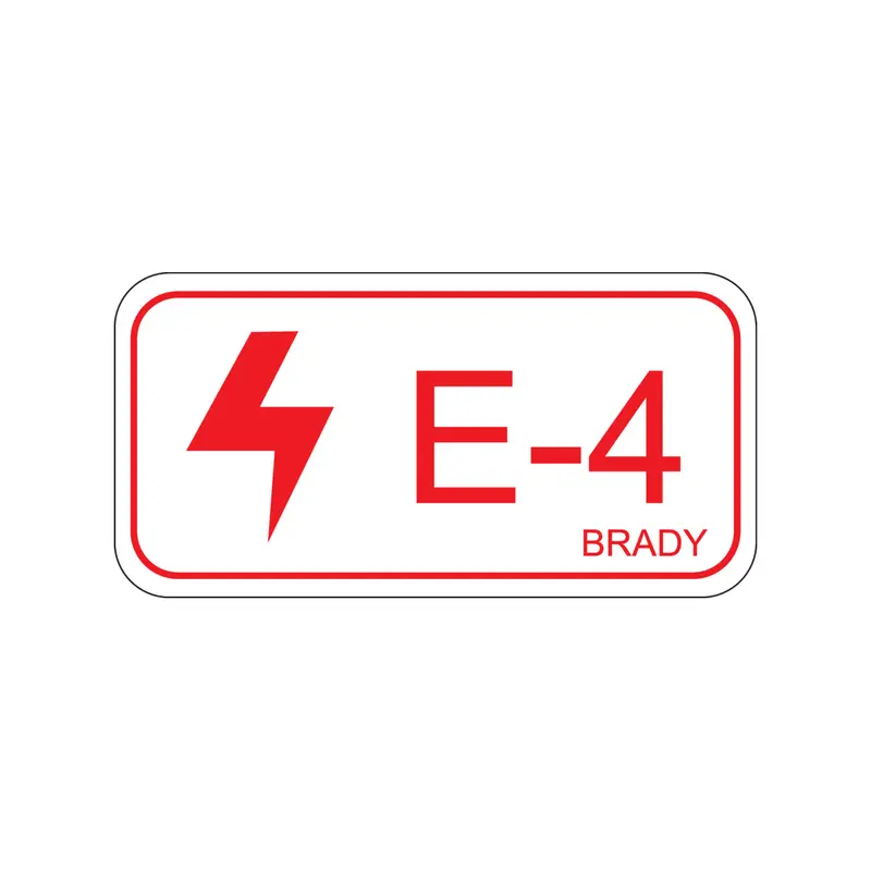 Etikett für Energiequellen - Elektrik