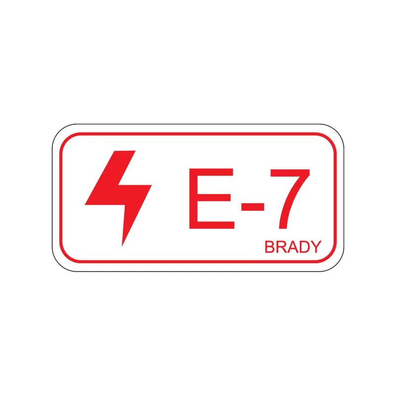 Etikett für Energiequellen - Elektrik