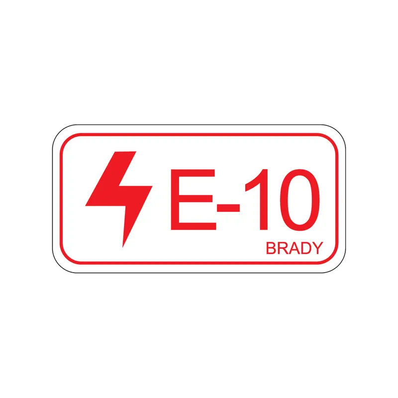 Etikett für Energiequellen - Elektrik
