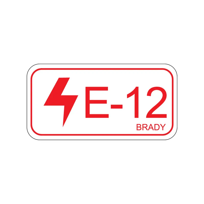 Etikett für Energiequellen - Elektrik