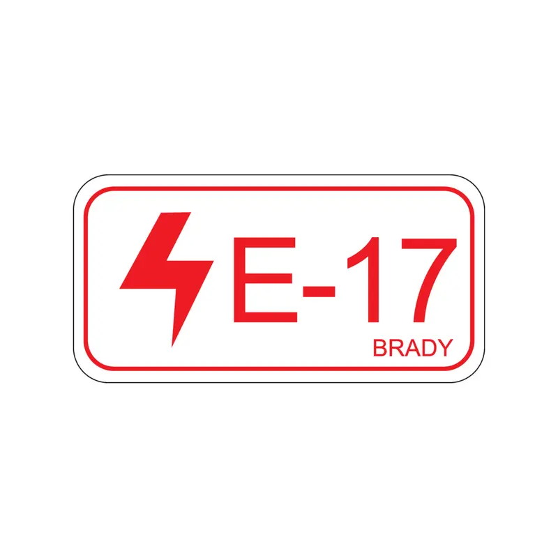 Etikett für Energiequellen - Elektrik