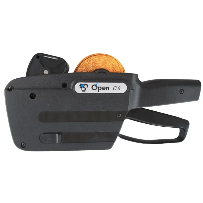Étiqueteuse manuelle Open C6 – 1 ligne, 6 chiffres
