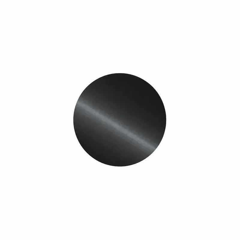 Étiquettes adhésives rondes noires 36 mm — boîte de 500