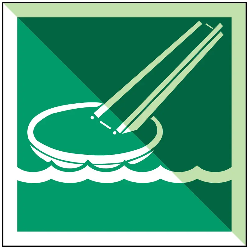 Evakuierungsrutsche für die Seefahrt - IMO