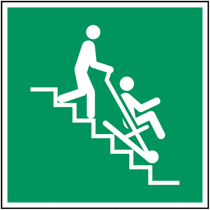 Evakuierungsstuhl - ISO 7010