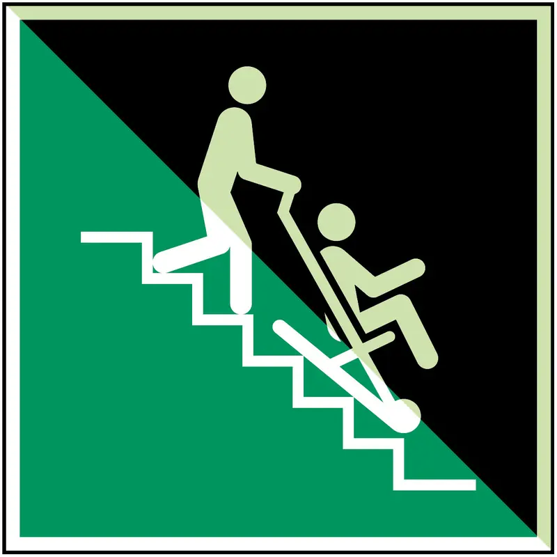 Evakuierungsstuhl - ISO 7010