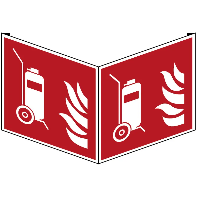 Fahrbarer Feuerlöscher - ISO 7010