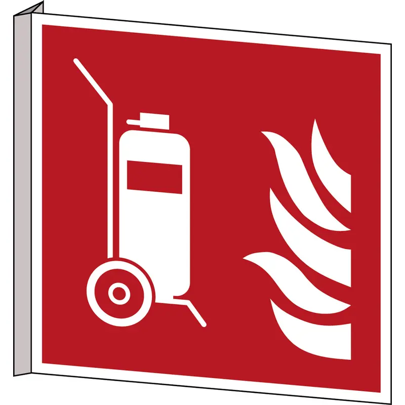 Fahrbarer Feuerlöscher - ISO 7010