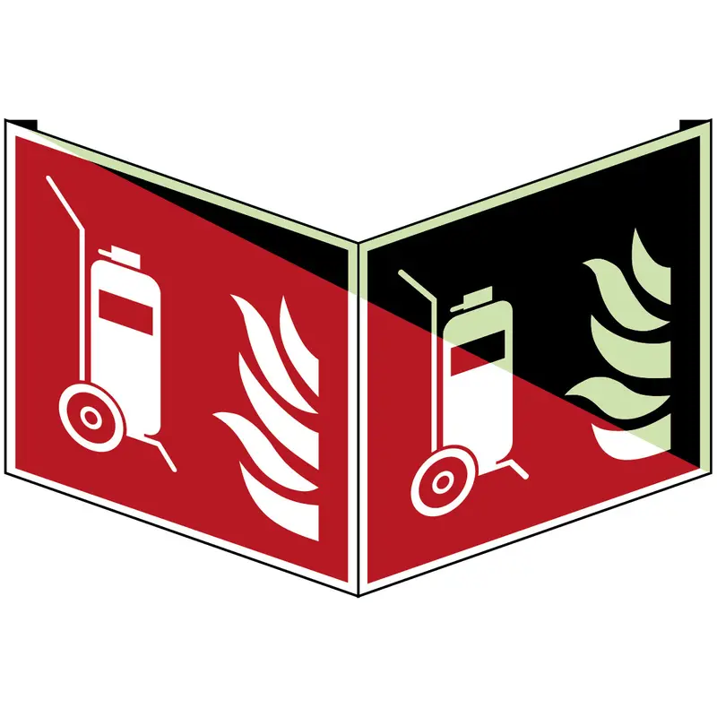 Fahrbarer Feuerlöscher - ISO 7010