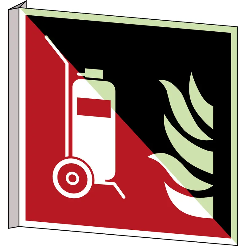 Fahrbarer Feuerlöscher - ISO 7010