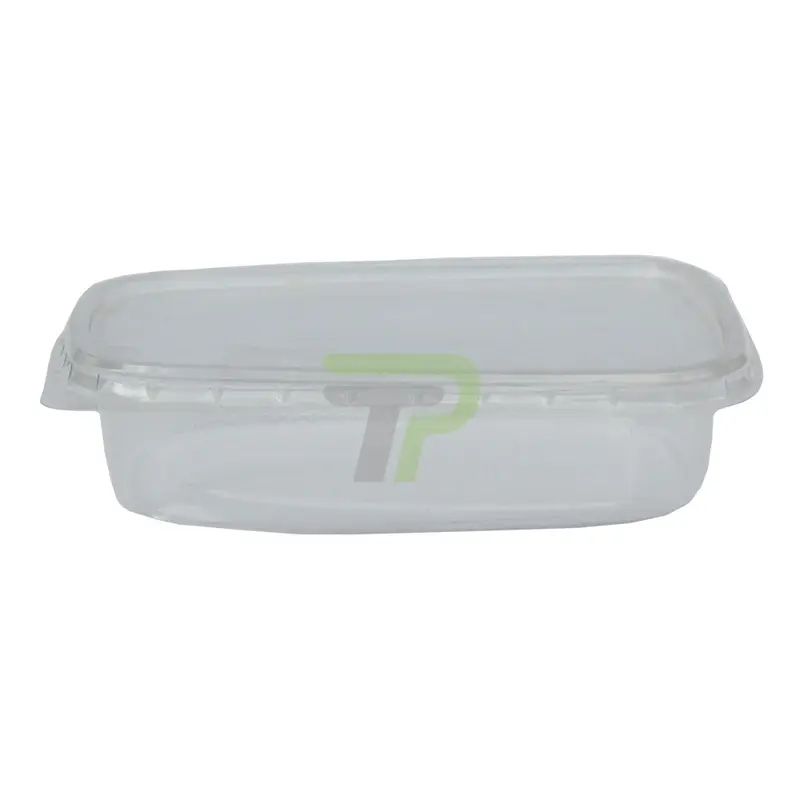 Feinkostbecher 125ml - eckig, klar mit Deckel