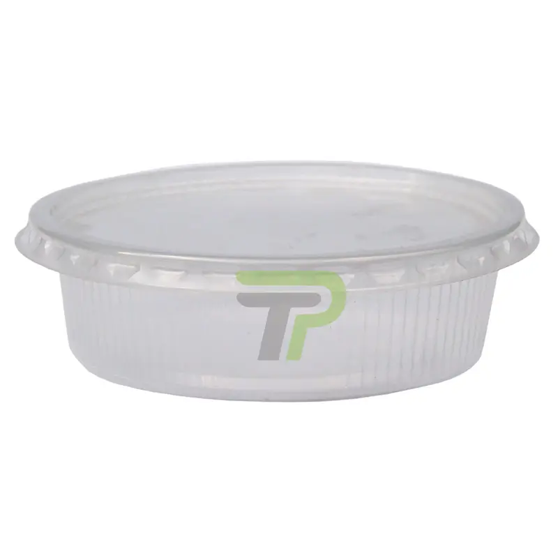 Feinkostbecher 125ml - rund, klar mit Deckel