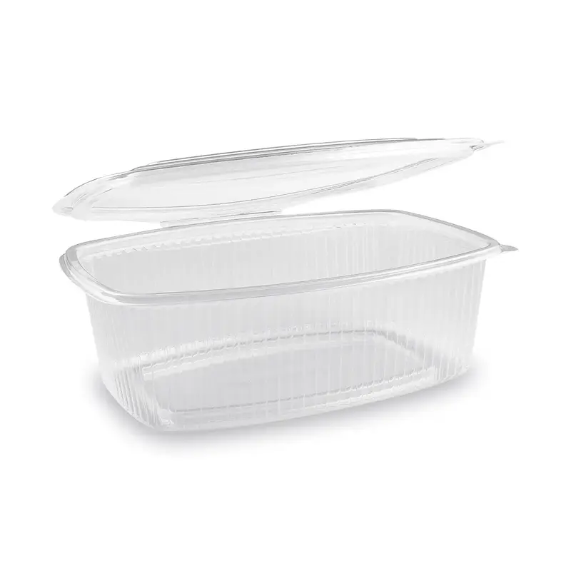 Feinkostbecher (PP) mit Deckel oval klar 2000ml