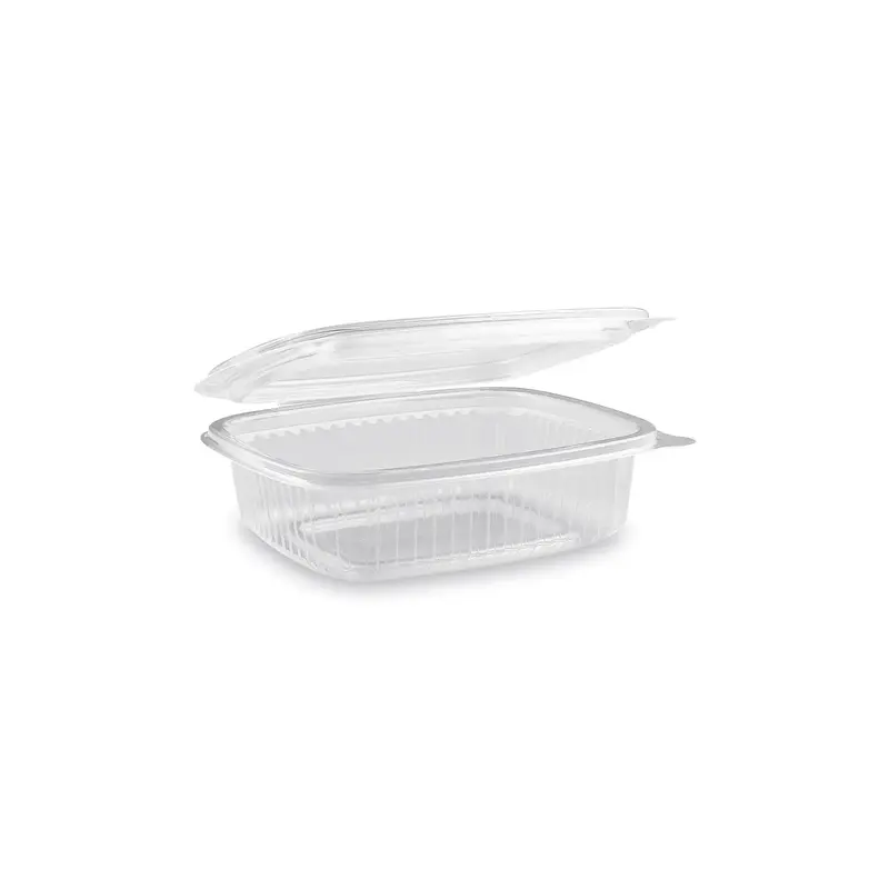 Feinkostbecher (PP) mit Deckel oval klar 375ml