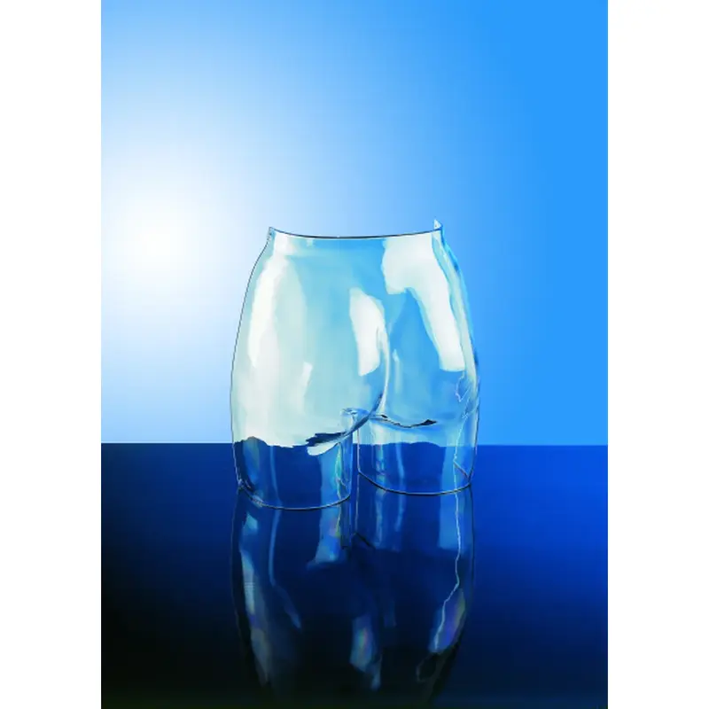 Fessier femme à poser – Transparent, Chromé ou Chair