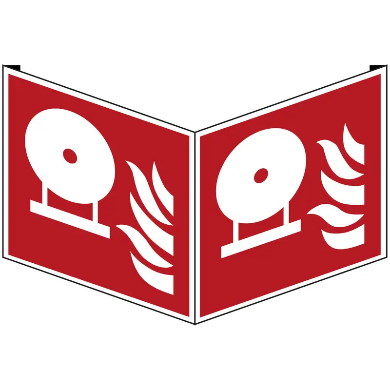 Fest eingebaute Feuerlösch-Flasche - ISO 7010