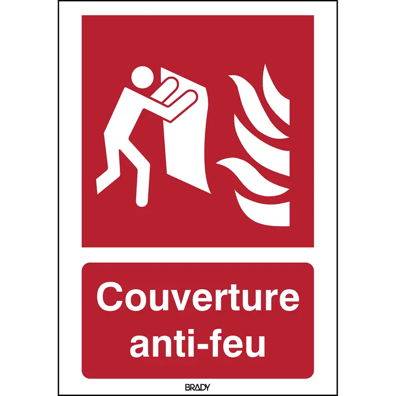 Feuerlöschdecke - Sicherheitsschild - ISO 7010