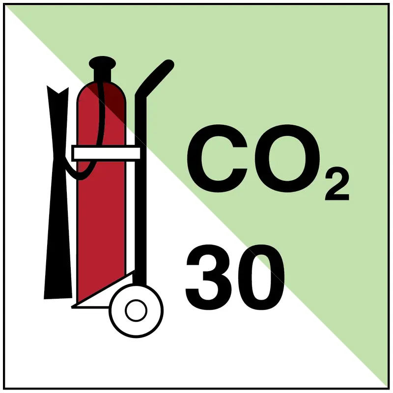Feuerlöscher auf Rädern CO2/30 - IMO