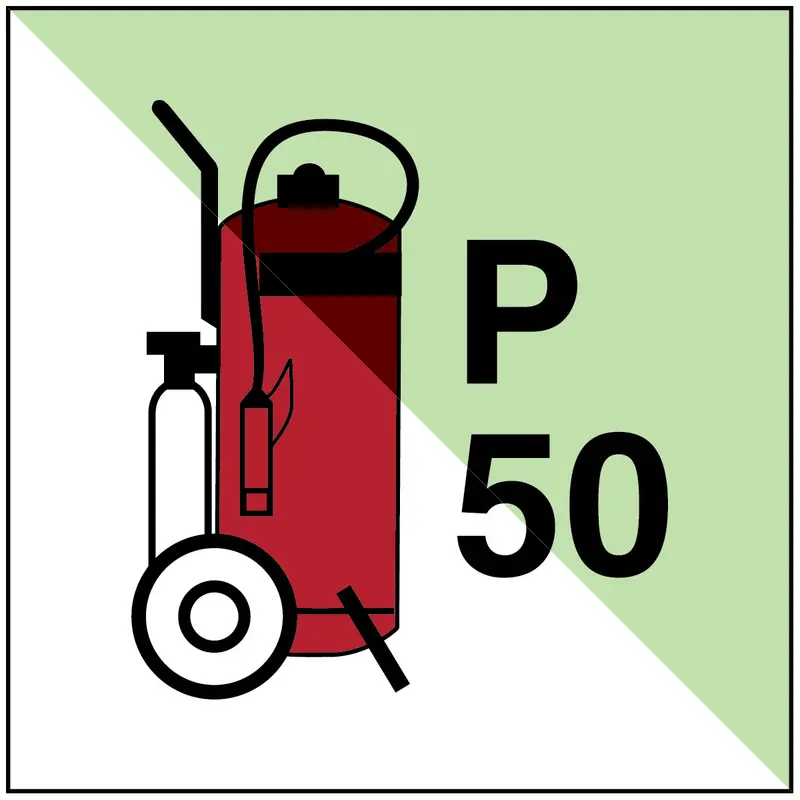 Feuerlöscher auf Rädern P50 - IMO