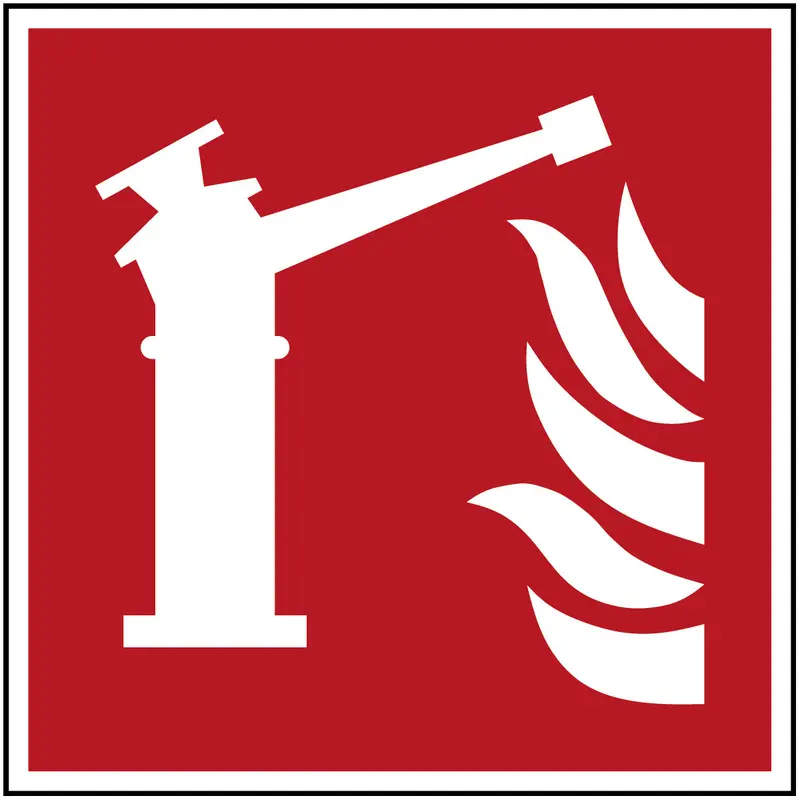 Feuerlöschmonitor - ISO 7010