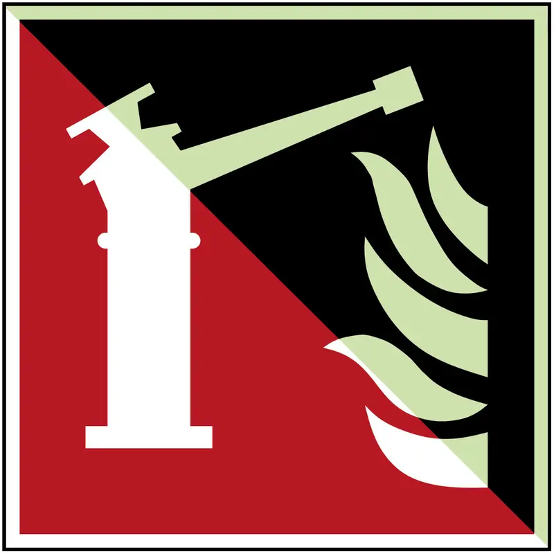Feuerlöschmonitor - ISO 7010