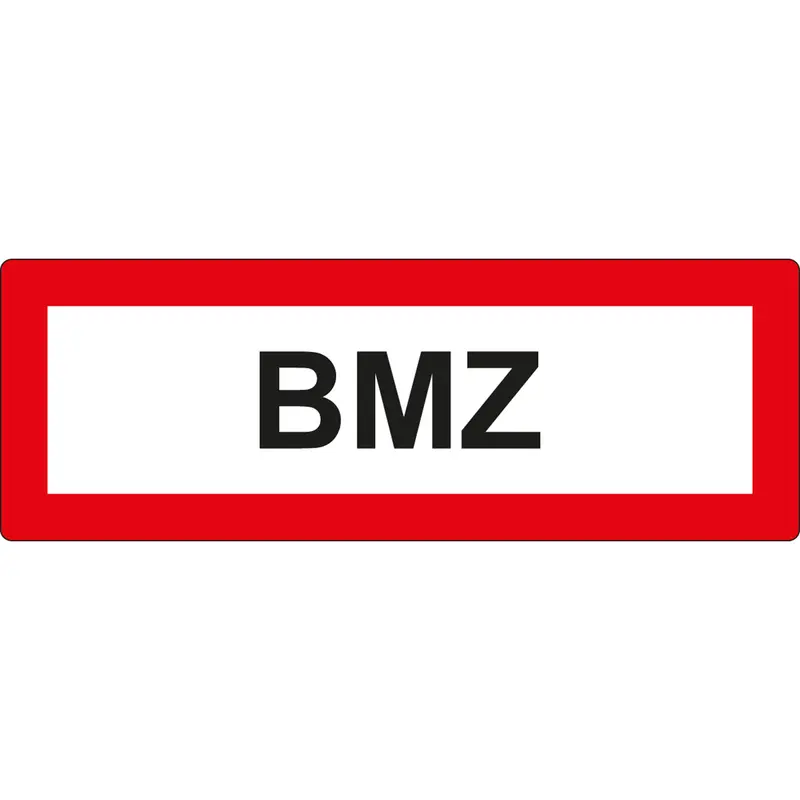 Feuerwehrschilder gemäss DIN 4066 D1 - BMZ