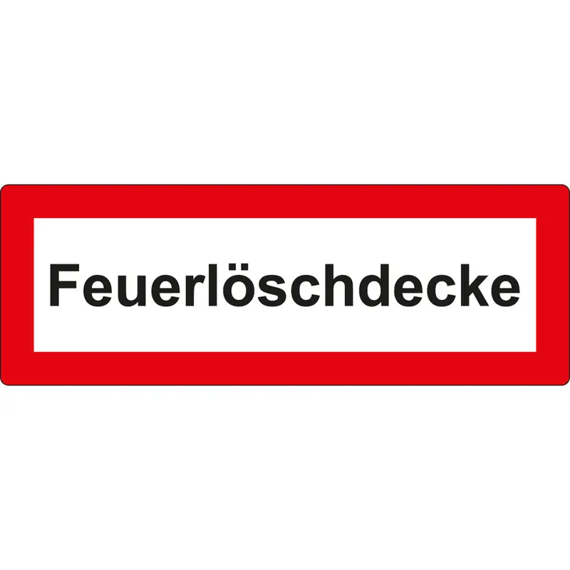 Feuerwehrschilder gemäss DIN 4066 D1 - Feuerlöschdecke