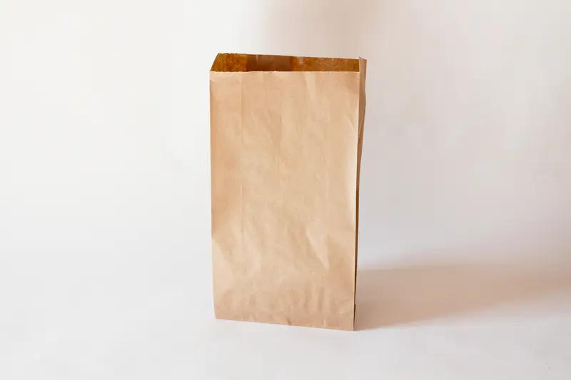 Flachbeutel – 15+5x28cm, Papier Braun, 1000 Stk.