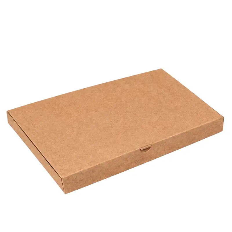 Flammkuchenkartons Unbedruckt Kraft | 31x41,5x3,5 cm Braun | 4200 Stück (Palette)