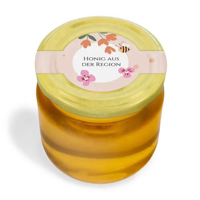 Florale Fiona – Siegeletikett mit doppeltem Frischesiegel 250g (Twist-Off)