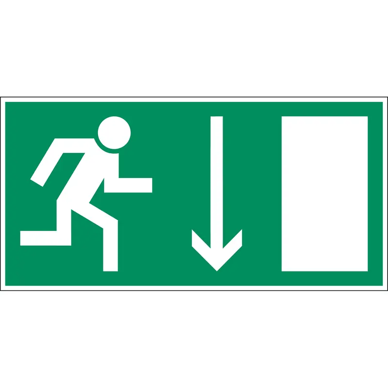 Fluchtwegkennzeichnung - Notausgang